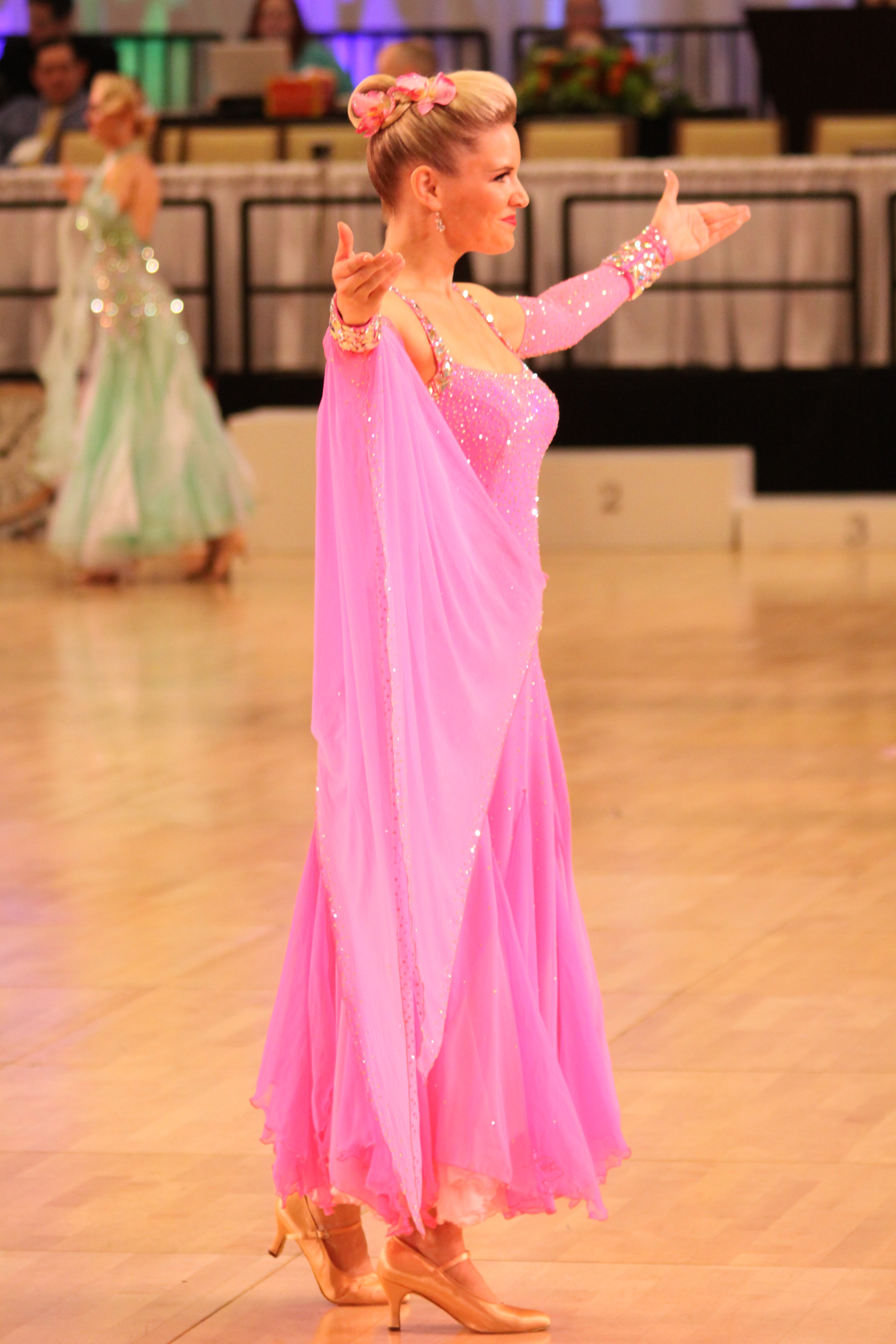 Holly Miller competitive ballroom dancer